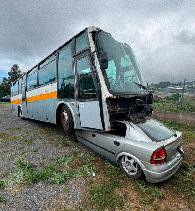 Estabilização e Elevação de Ônibus